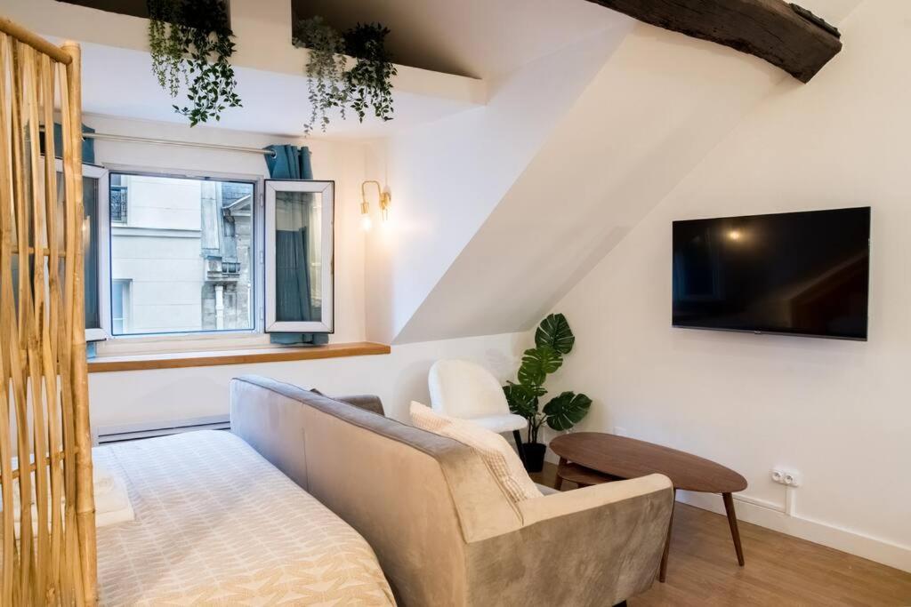 Spacious Studio In Paris Hyper Center - Smart Tv & Wifi - 4P Apartment Exterior photo